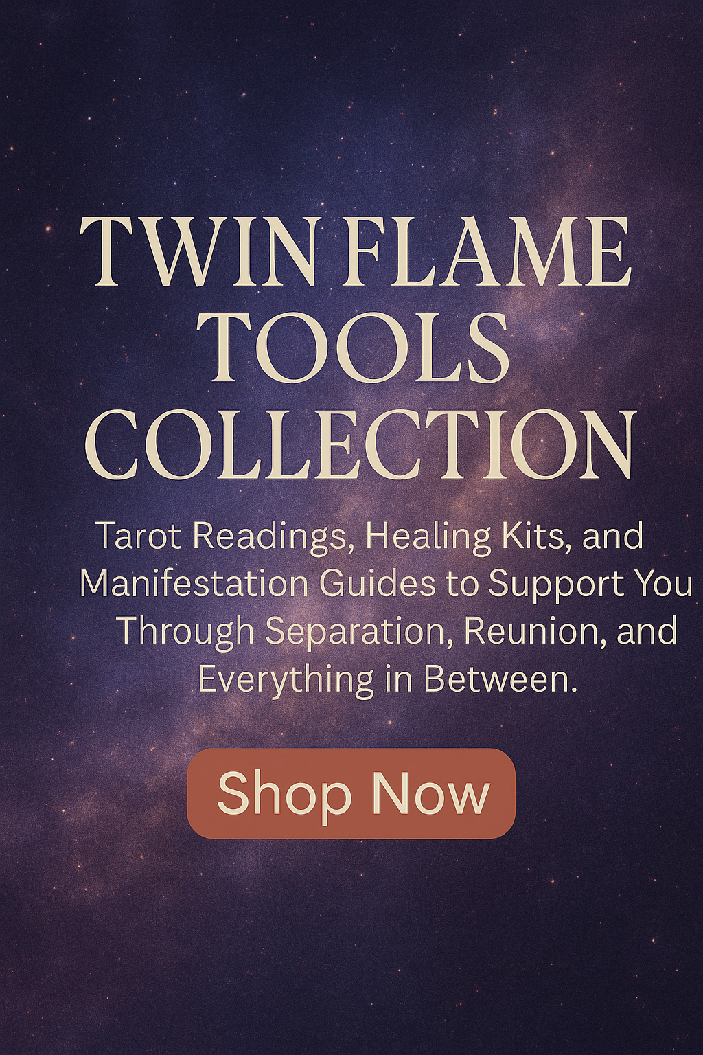Twin Flame self-healing tools visual for spiritual growth bundle including affirmations, readings, meditations, and energy work guides